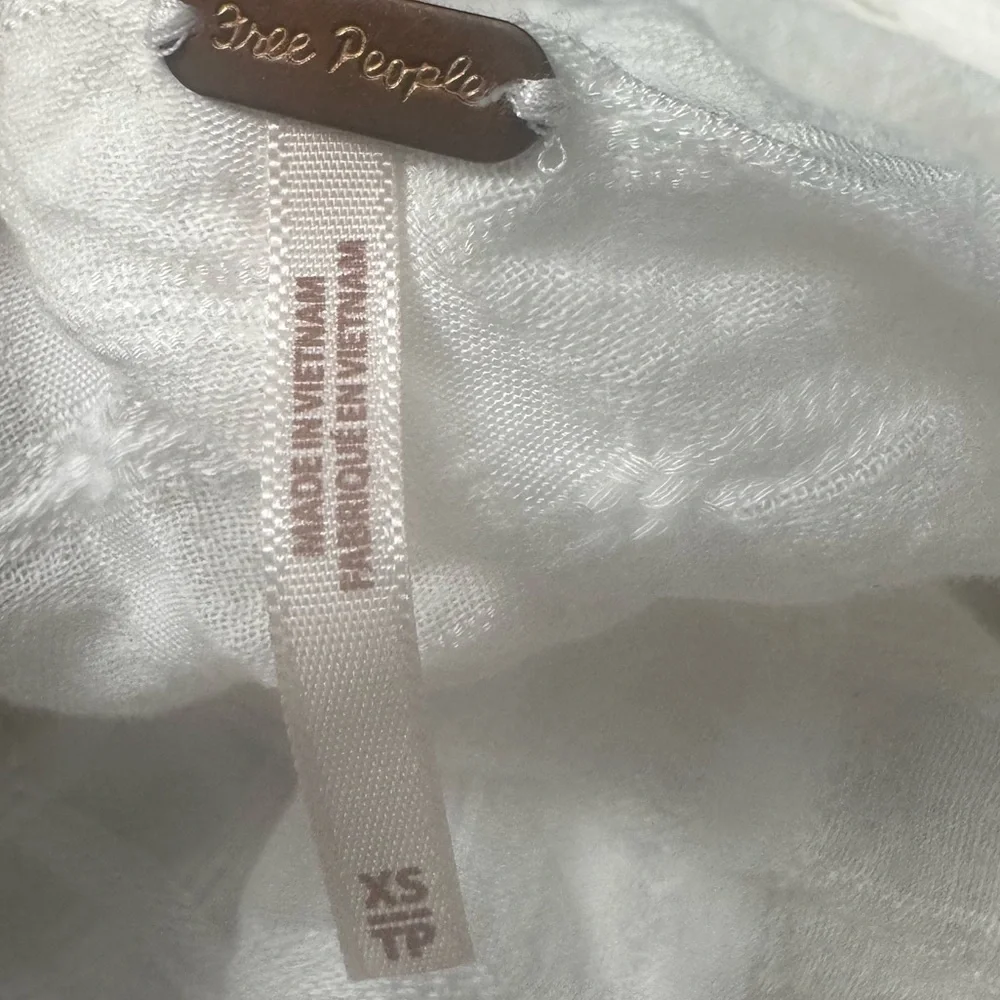 Free People x Revolve Kylie Boho Top In White Size XS
